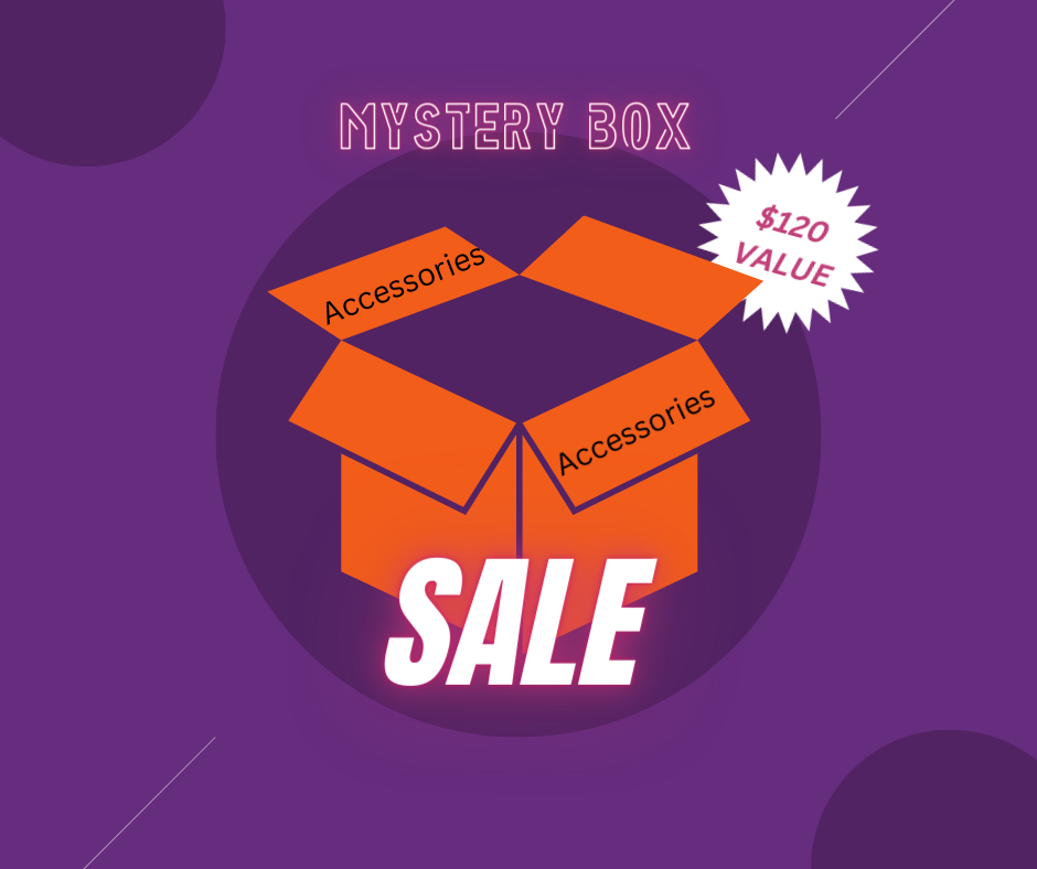 {title}
Each mystery box contains 3-5 total items with an estimated value of $120. 3 items are guaranteed at the minimum. Items will consist of purses, sunglasses, fedoras or berets. All Mystery Boxes are Final Sale.
Accessories Mystery Box
Each mystery box contains 3-5 total items with an estimated value of $120. 3 items are guaranteed at the minimum. Items will consist of purses, sunglasses, fedoras or berets. All Mystery Boxes are Final Sale.


$80
$80
$80
beret, big sunglasses, clear handbag, cloth hand